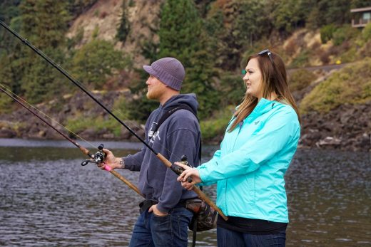 Couple's hobby is fishing together