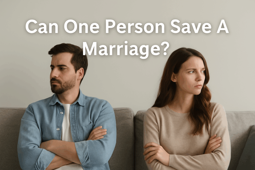 Can one person save a marriage?