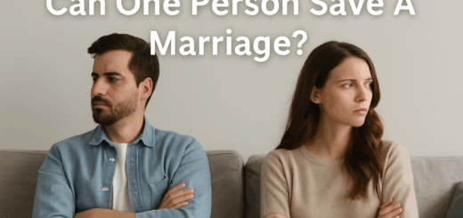 Can one person save a marriage?